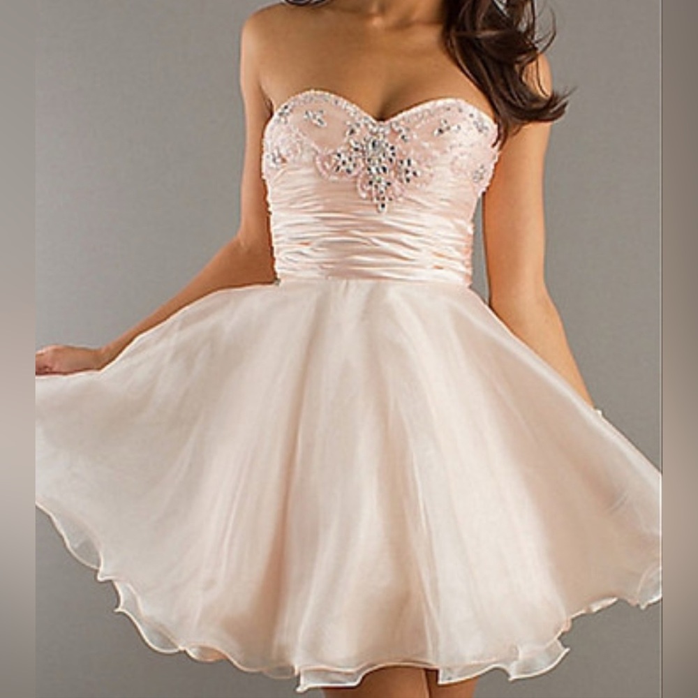 Elegant Pink Cocktail Dress